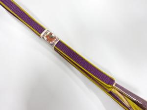 未使用品　正絹　手組帯締め